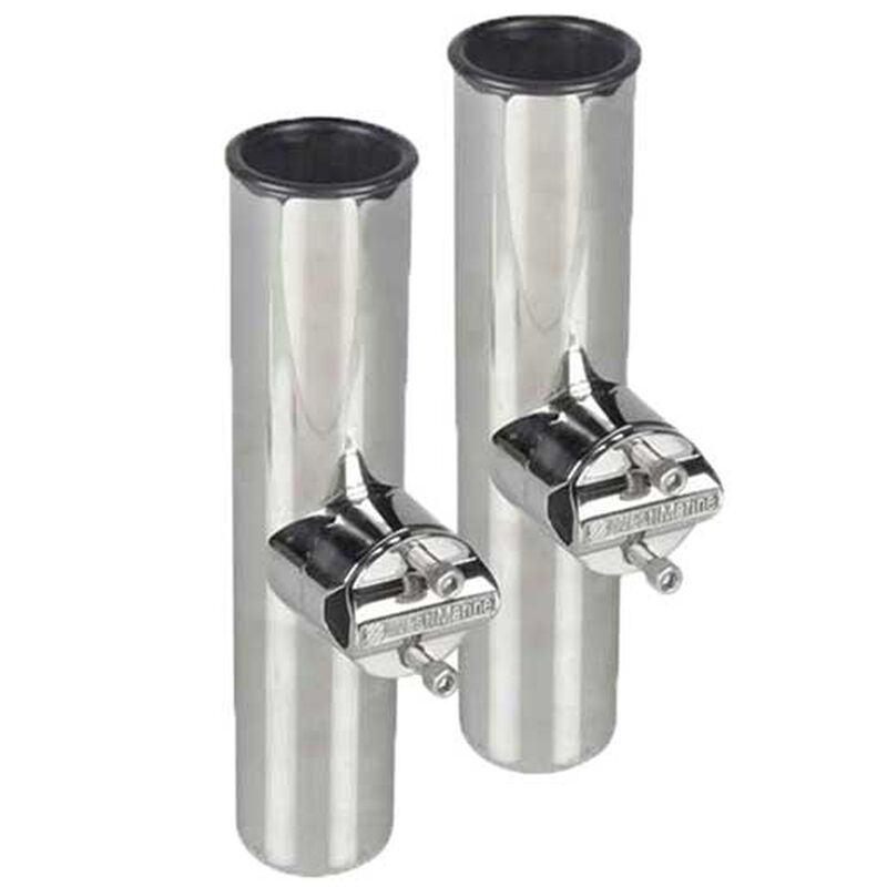 Stainless Steel Heavy-Duty Clamp-On Rod Holders, 2-Pack image number 0