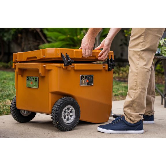 RollR 60 Quart Wheeled Hard Cooler with Tow Handle, Copper image number 8