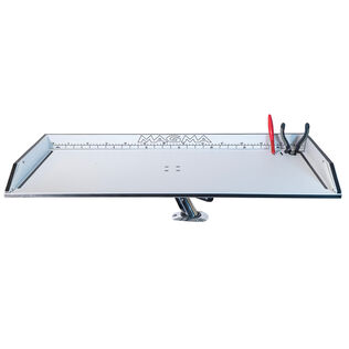 Angler 32" x 14"  Bait/Fillet Table with Levelock Rodholder Mount