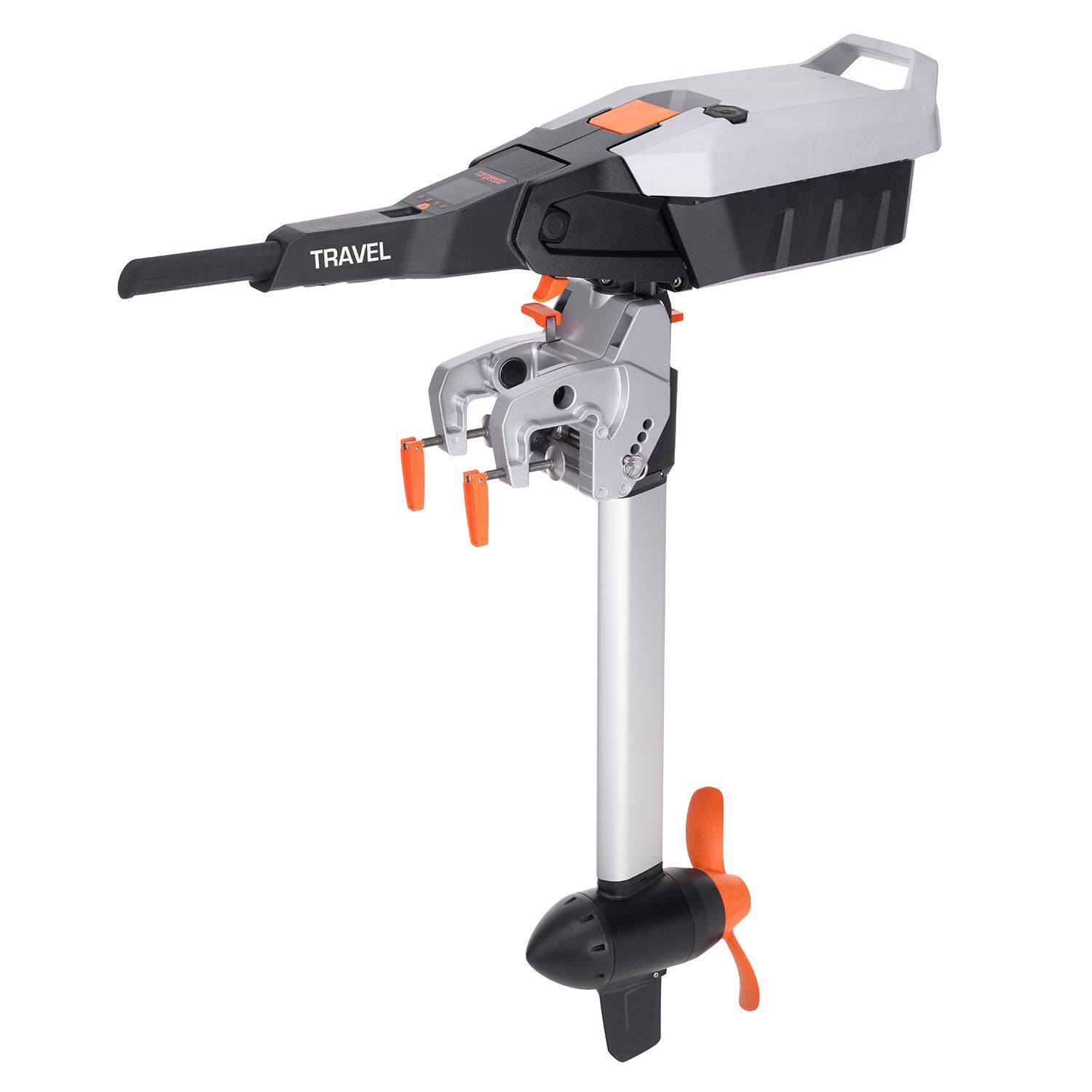 Travel L Electric Outboard, 3 Horsepower Equivalent, Long Shaft, 1,100 Watts (Battery Sold Separately)