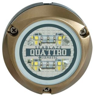 Zambezi Quattro Surface Mount Underwater Light, Dual White/Blue