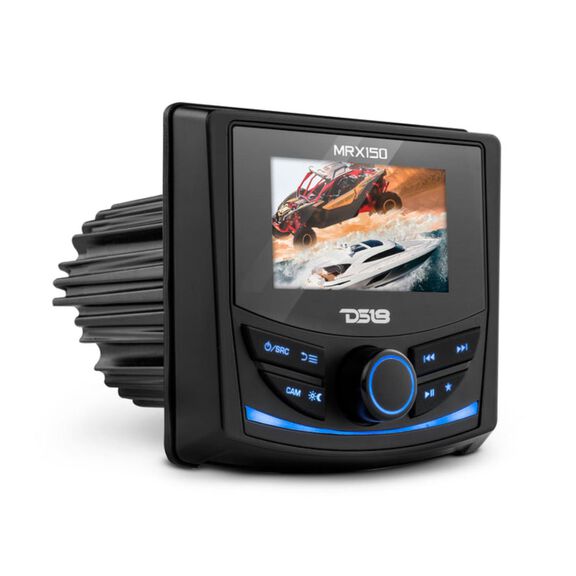 Marine and Powersports Stereo, Color screen , 2 Zones, 4 volts Output, BT, RDS 4 x 40 Watts image number 0