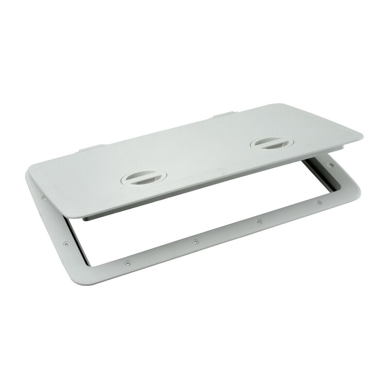 13" x 23" Cam-Latch Hatch, 9-1/2" x 19-1/4" Hatch Opening, White image number 0