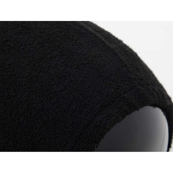 6 1/2" x 22" Twin Eye Fleece Fender Cover, Black image number 2
