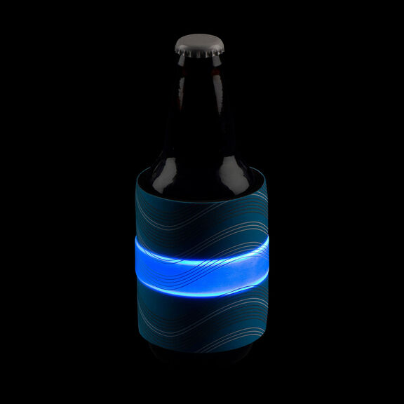 SlapLit&trade; LED Drink Wrap, Blue image number 6