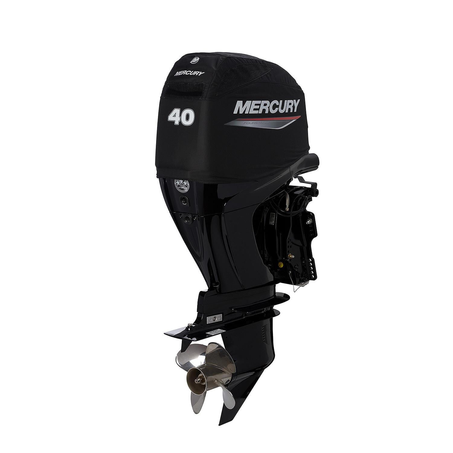 thumbnail image 2 of New Outboard Motor Cover, Water Resist Black Heavy Duty Full Boat 2 of 11