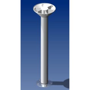 Norsap 2060 Table Column, Fixed Height 700mm (27.6"), Anodized Aluminum