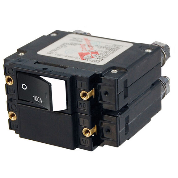 C-Series Double Pole Raised Rocker Circuit Breakers image number 0