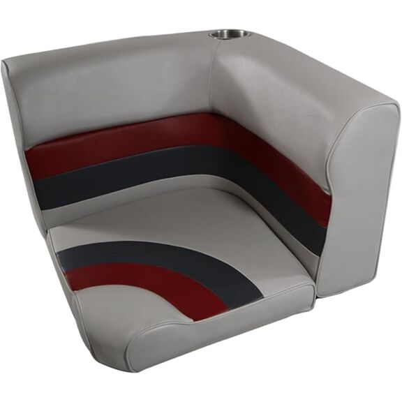 Premium Series Pontoon Radius Corner Bench Seat Cushion Set image number 0