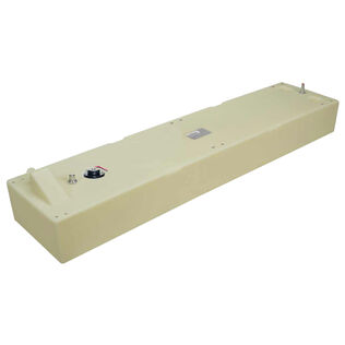 35 Gallon Synthetic Plastic Permanent Below Deck Fuel Tank, 69.5"L x 16"W x 8"H