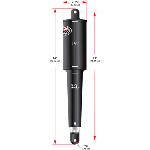 Replacement 102 Actuator - 12 Volt - 5/16" Hardware image number 0