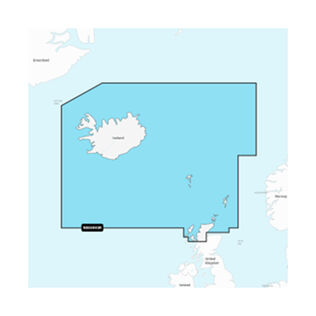 Garmin Navionics+ EU043R Iceland to Orkney, Electronic Chart