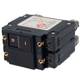 C-Series Double Pole Flat Rocker Circuit Breakers