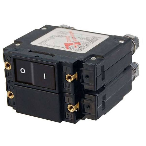 C-Series Double Pole Flat Rocker Circuit Breakers image number 0