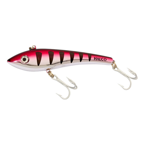 Halco Max 110 Lipless Fishing Plug - #R1 Pink Fluorocarbon, 4 1/8 Inch 1 1/8oz Casting/Trolling Lure