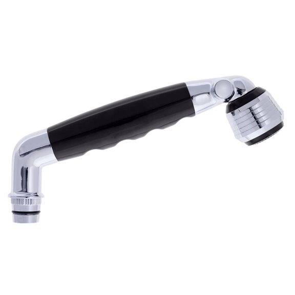 Classic Sprayer for Faucet, 15/1-M w/Locking Teeth Chrome/Black image number 0