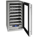 18" 5 Class Stainless Wine Captain with Lock, Right Hinged image number 1