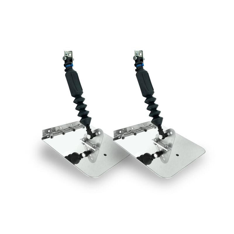 Lectrotab Stainless Steel Smart Tabs 9"X8" plates / 30lb Actuators Fully Automatic Trim Tabs | by West Marine