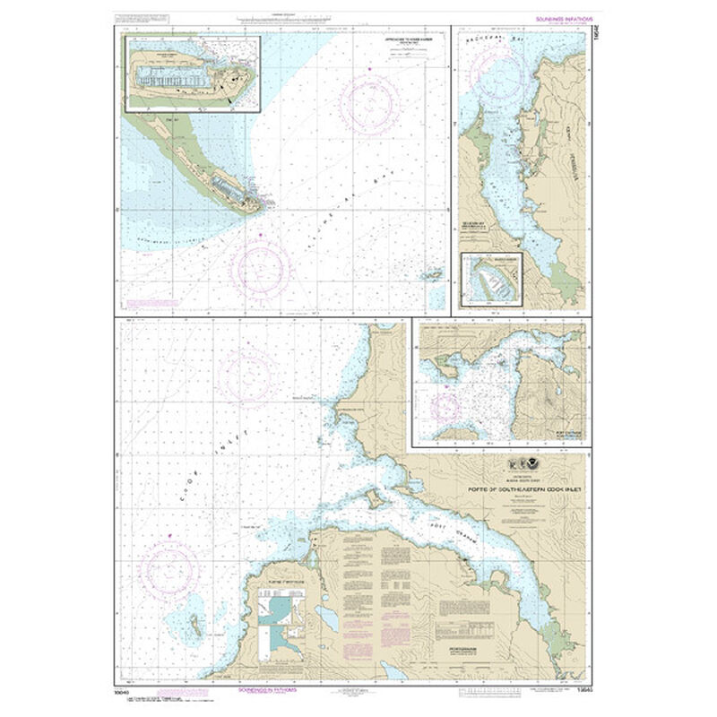 MAPTECH 16646 Ports of Southeastern Cook Inlet Port Chatham West Marine