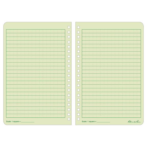 Side Spiral Notebook, Green image number 1