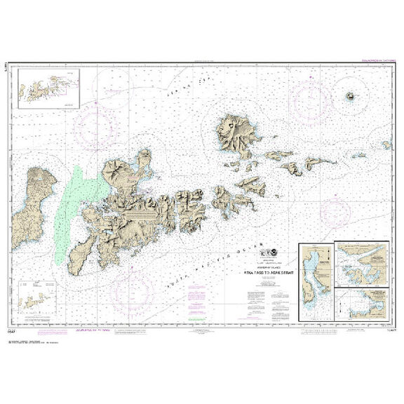 #16471 Atka Pass to Adak Strait Three-Arm Bay image number 0