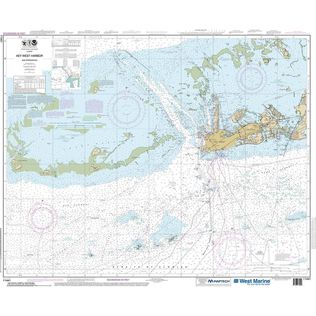 Maptech&reg; NOAA Recreational Waterproof Chart-Key West Harbor and Approaches, 11441