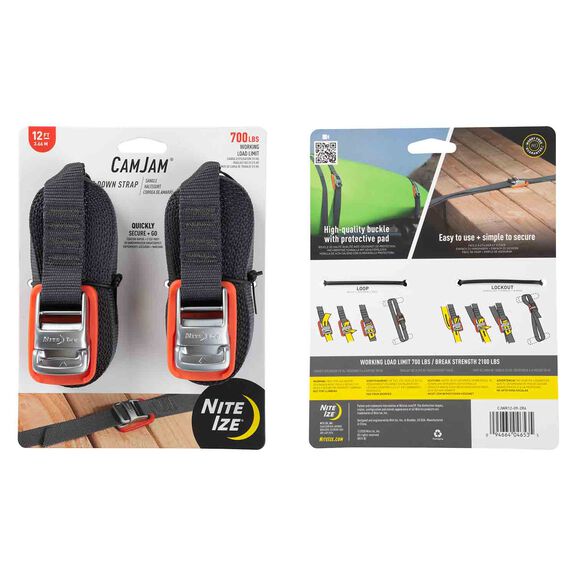 CamJam&reg; Tie Down Strap, 12', 2 Pack image number 4