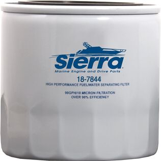 Sierra 18-7844 Short Fuel Filter/Water Separator, 21-Micron