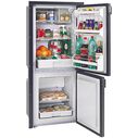 Cruise 195 Classic Fridge/Freezer - AC/DC, Right Swing, Black Door & Panel, 3 Sided Black Flange image number 1