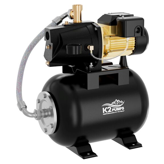 1/2 HP Jet Pump with 6 Gallon Tank image number 1