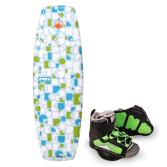 125 Fury Wakeboard with Rant Bindings, Size, 4-6 image number 0