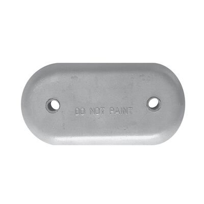 Bolt-On Magnesium Large Streamlined Hull Anode, 4.4" x 9" x 1"