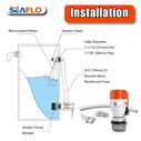 SEAFLO 12V 800 GPH 13F Series Portable Livewell Aerator Kit  with  Aerator Spray Head image number 4
