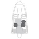 Flex-Fit&trade; PRO Boat Cover V-Hull, Runabout, 14' - 16' image number 1
