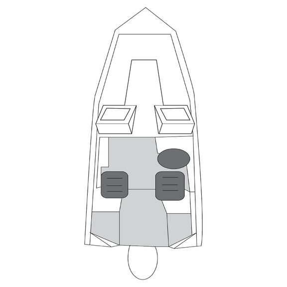 Flex-Fit&trade; PRO Boat Cover V-Hull, Runabout, 14' - 16' image number 1