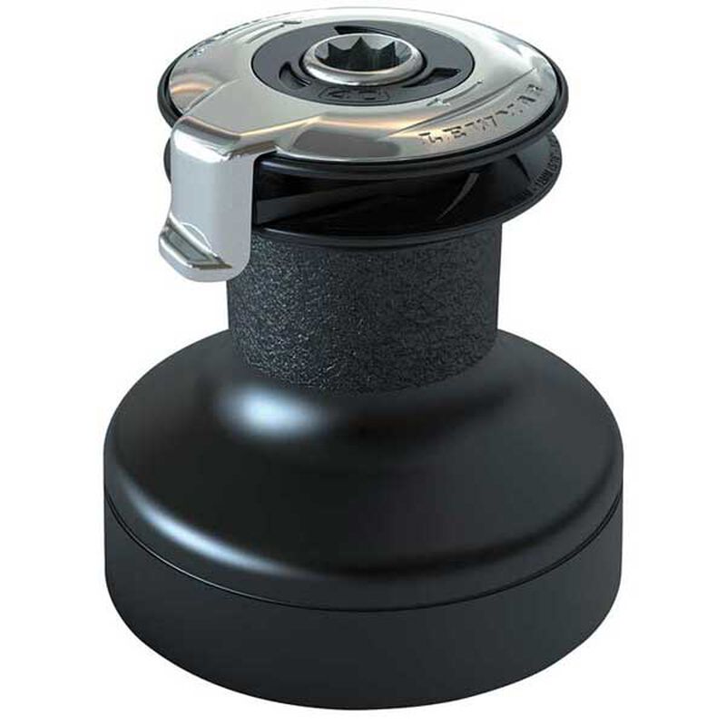Lewmar #30 Two-Speed Aluminum Self-Tailing Winch Black | For Sailing | by West Marine