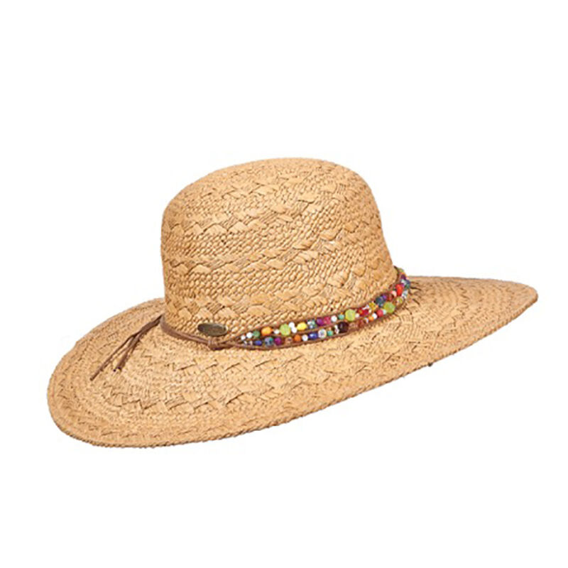 Women's Beaded Straw Hat image number 0