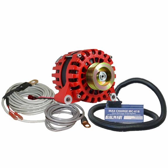 XT-Series 90 Amp/24 Volt VT,K6 Alternator Kit with Max Charge Regulator image number 0