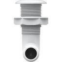 SEAFLO 1 in Angled Thru Hull Fitting with Built-In Check Valve Stainless Steel Cap image number 2