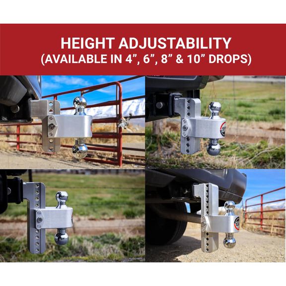 CTB Hitch 6" Drop Hitch w/ 2.5" Shank image number 1