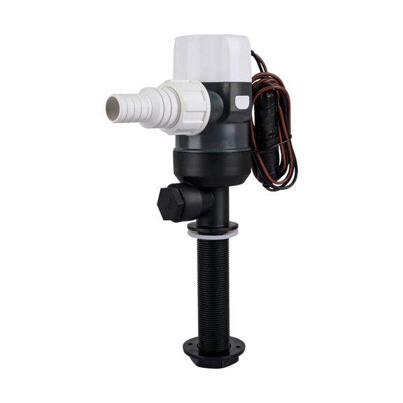 COMMODORE 1100 GPH / 12V C31-Series Vertical Livewell/Baitwell Pump &ndash; Long Housing, 360&deg; Discharge image number 3