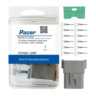 14-18 AWG DT Deutsch Receptacle Repair Kit, 12 Position