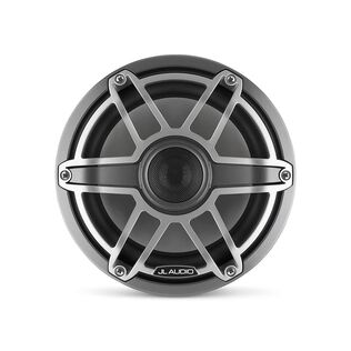 M6-880X-S-GmTi 8.8" Marine Coaxial Speakers, Gunmetal & Titanium Sport Grilles