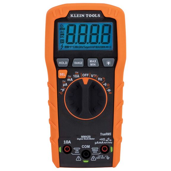 Digital Multimeter, TRMS Auto-Ranging, 600V, Temp image number 0