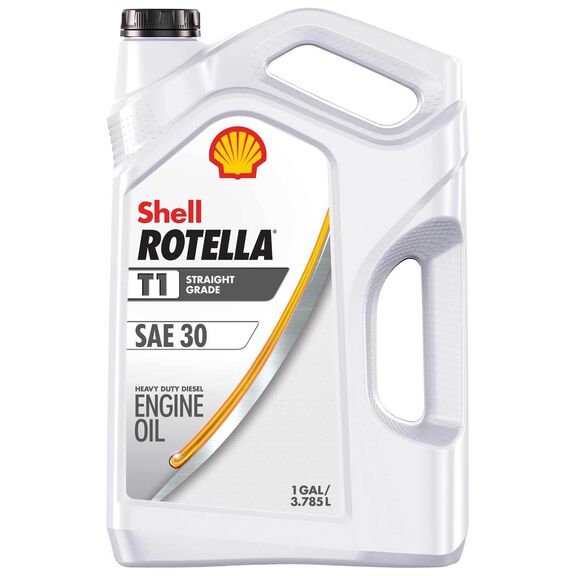 Shell Rotella T1 SAE 30 Conventional Heavy Duty Diesel Engine Oil, 1 Gallon image number 0