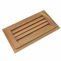 Teak Louvered Insert, 11 3/16" x 6 3/8" x 3/4" image number 3
