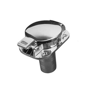 Stainless Steel Flip Top Gas Fill Fits 1 1/2" ID Hose