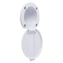 Recessed Cup & Lid Set All Plastic Arctic White image number 6