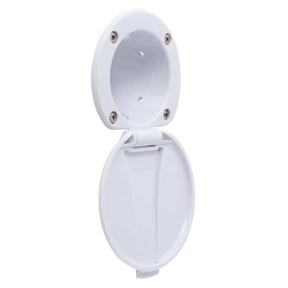 Recessed Cup & Lid Set All Plastic Arctic White image number 6