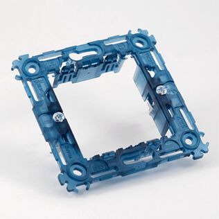 Vimar Arke 2-Module Mounting Frame with Claws, 71mm Centres, for &oslash;60mm Round Back Box